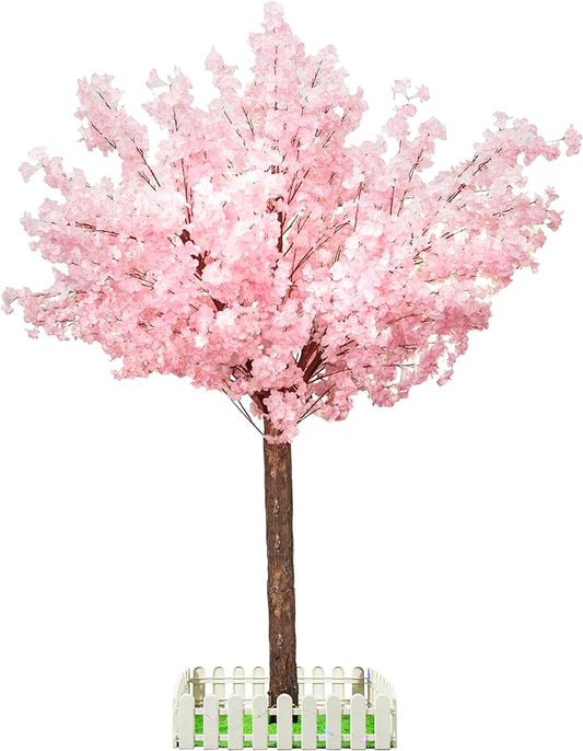 Artificial Cherry Trees Indoor Decor: Handmade Natural Fake Cherry Blossom